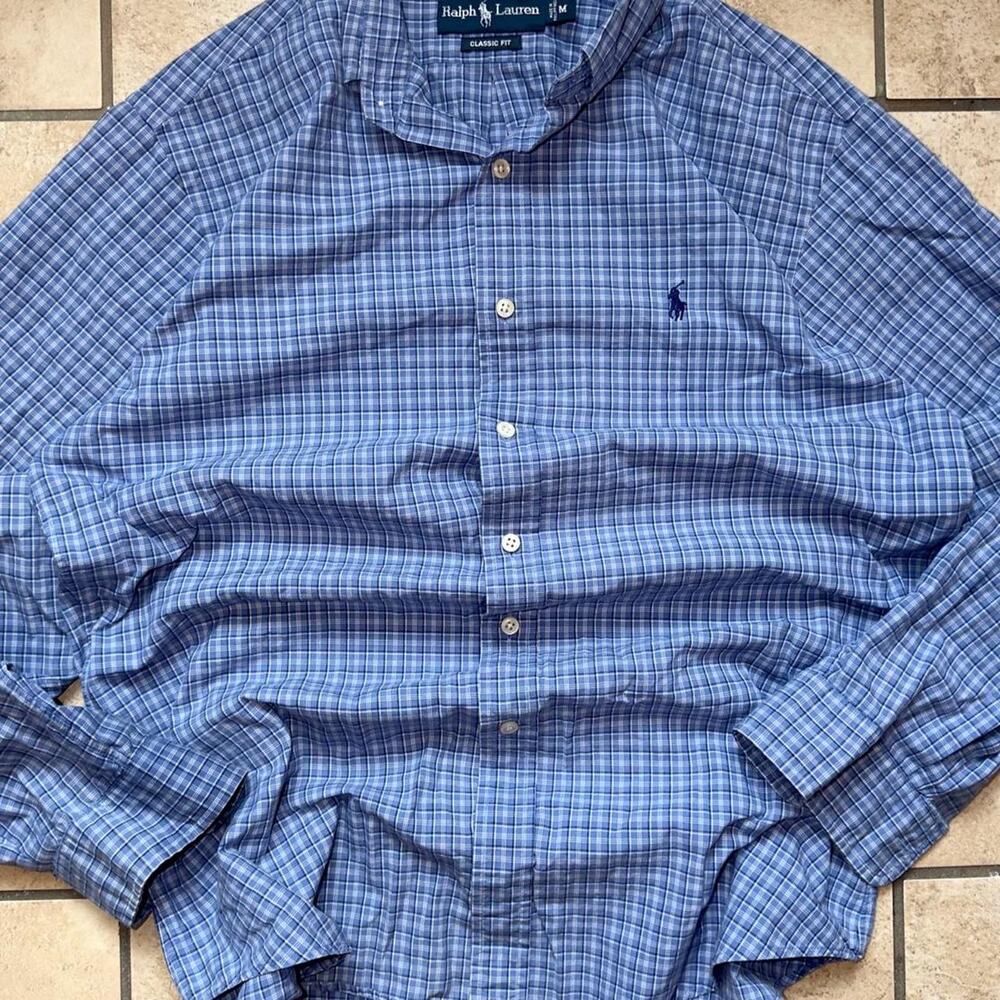 Polo by Ralph Lauren Classic Fit Long Sleeve Dress Shirt - Size M